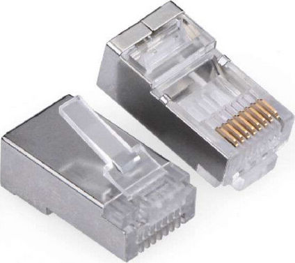 Cablexpert Ștecher RJ-45 masculin Cat5e FTP/SFTP 50buc Argintiu (PLUG5SP/50)