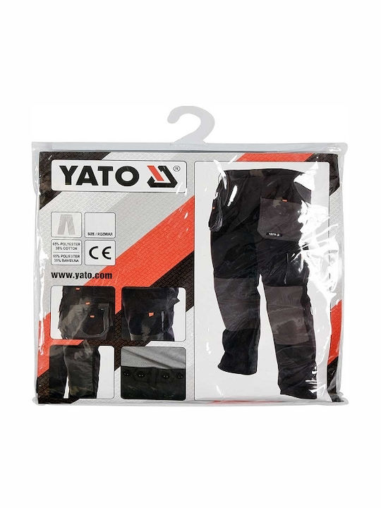 Yato Παντελόνι Εργασίας Μαύρο