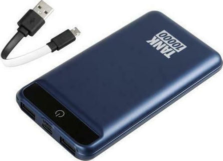 Lampa Hyper Tank Power Bank 10000mAh с 2 USB-A порта Син