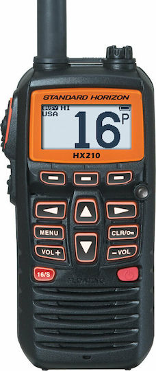 Standard Horizon HX210 Funkgerät VHF Marine 6W mit Monochromdisplay