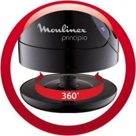 Moulinex Електрически Канa 1.2л 2200W Черен