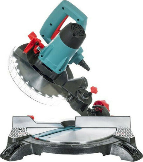 Total Miter Saw Electric with Power 1400W, Cutting Disc Diameter 210mm & Cutting Speed 5rpm