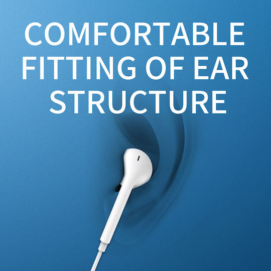 Joyroom JR-EP1 Earbuds Handsfree with 3.5mm Connector White
