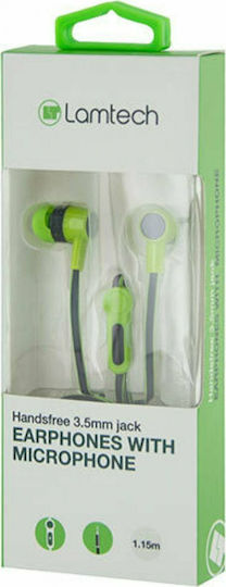 Lamtech LAM021356 În ureche Handsfree cu Mufă 3.5mm Verde