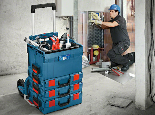 Bosch Transport-Wagen Folding for Load Weight up to 125kg in Silber Color