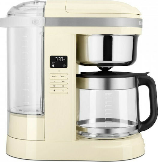 Kitchenaid Προγραμματιζόμενη Καφετιέρα Φίλτρου 1100W Beige