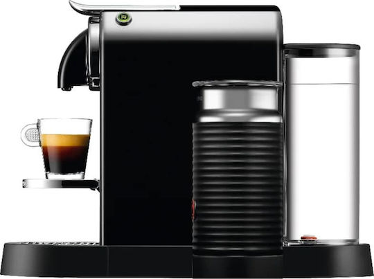 De'Longhi Citiz & Milk Pod Coffee Machine Nespresso Pressure 19bar with Milk Frother Black