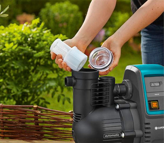 Gardena 01759-20 Single Stage Single Phase Water Pressure Pump without Container 1300W