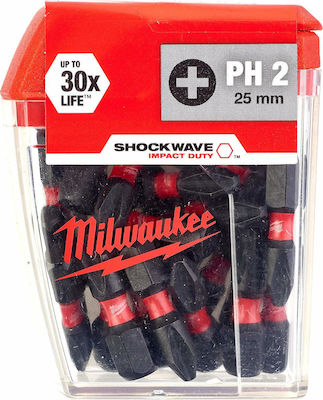 Milwaukee Screwdriver Bit Cross with Size PH2