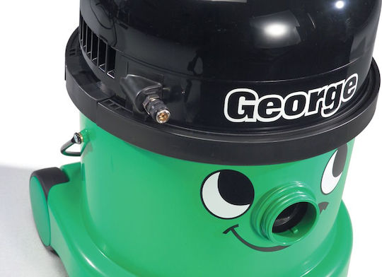 George GVE370 Wet-Dry Vacuum with Bio Cleaning 1060W with Plastic Drum 15L Green