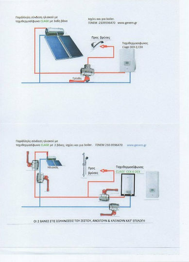 Triton Instaflow 01071 Επιτοίχιος Ταχυθερμοσίφωνας Κεντρικός Μονοφασικός 7.1kW