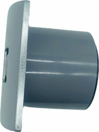 Elmark ALS- D120 Επιτοίχιος Εξαεριστήρας 120mm Ασημί