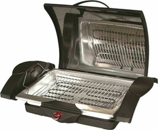 Serton Tabletop Grătar Electric Grătar 2000W cu Capac și Termostat Reglabil 37.5bucx24buccm