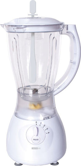 DictroLux 060040 Μπλέντερ με Πλαστική Κανάτα 1.5 lt 300W Λευκό