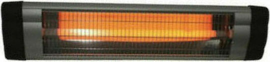 Eurolamp Quartz Wall-Mounted Heater for Bathrooms with Thermostat 2000W