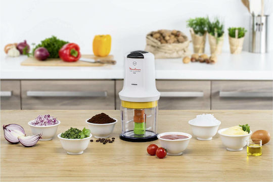 Moulinex Multi Moulinette Mini Chopper 500W mit Behälter 500ml Weiß