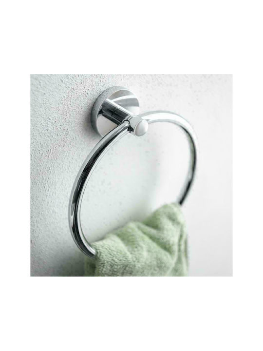 Grohe Essentials Single Wall-Mounted Bathroom Ring Chrome