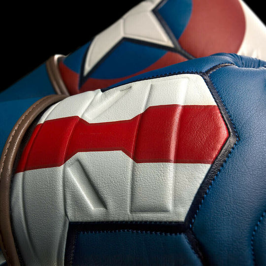Hayabusa Captain America Боксови ръкавици Кожени за състезание Многоцветни