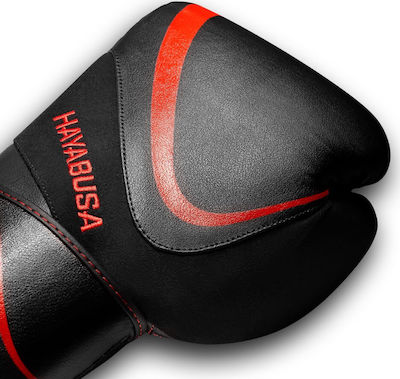 Hayabusa H5 Boxhandschuhe aus Kunstleder Schwarz