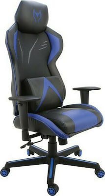 Zita Plus BS6100 Artificial Leather Gaming Chair with Adjustable Arms Blue