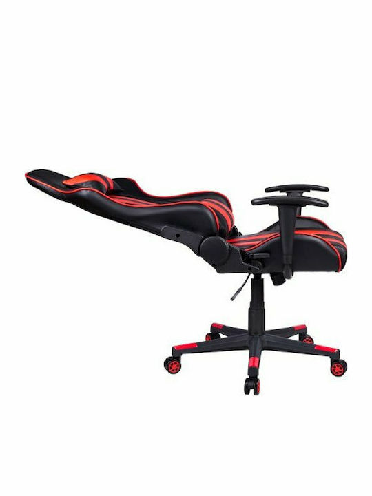 Fylliana Sar12 Artificial Leather Gaming Chair with Adjustable Arms Red