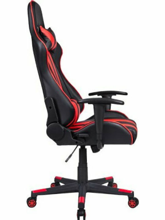 Fylliana Sar12 Artificial Leather Gaming Chair with Adjustable Arms Red