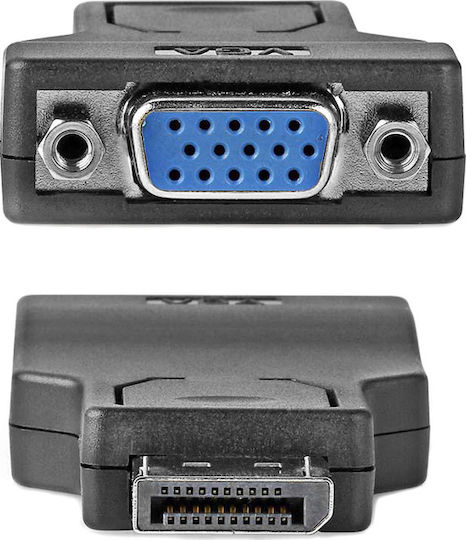 Powertech Convertor VGA masculin în DVI-I feminin Alb 1buc CAB-G018