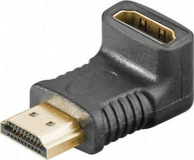 Converter HDMI male to HDMI female Angular 1pcs (3378)