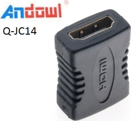 Andowl Q-JC14 Converter HDMI female to HDMI female