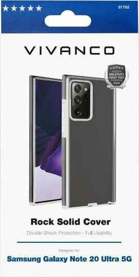 Vivanco Rock Solid Back Cover Silicon Transparent Pentru Galaxy Note 20 Ultra