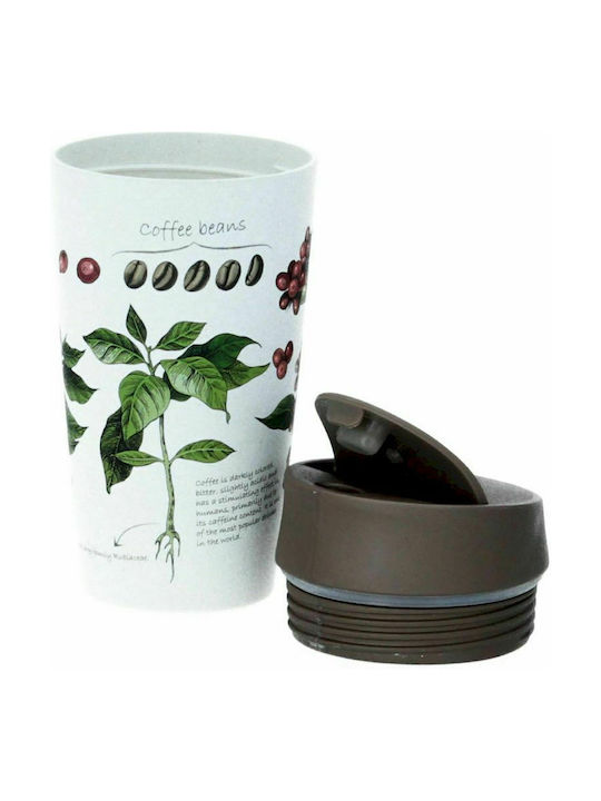 Chic Mic Bamboo Cup with Lid Multicolour 420ml