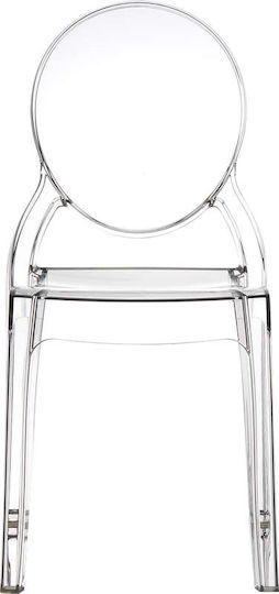 Elizabeth Kitchen Polypropylene Chair Clear 47x50x90cm