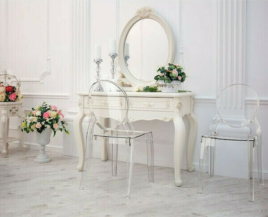 Elizabeth Kitchen Polypropylene Chair Clear 47x50x90cm