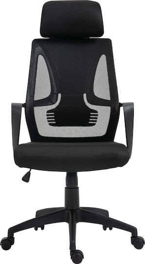 Woodwell BF2950W Καρέκλα Διευθυντική με Ανάκλιση Μαύρη