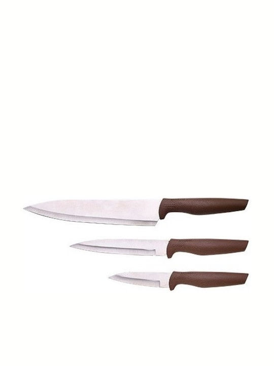 Bergner Natur Knife Set from Stainless Steel 3pcs