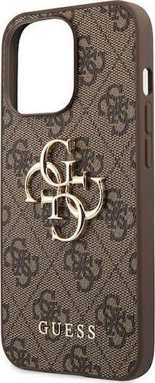 Guess Back Cover Plastic Brown (iPhone 13 Pro Max)