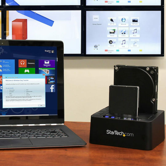 StarTech Докинг Станция За 2 Твърди Диска SATA 3.5" / 2.5" С Връзка USB 3.1 (SDOCK2U313R)
