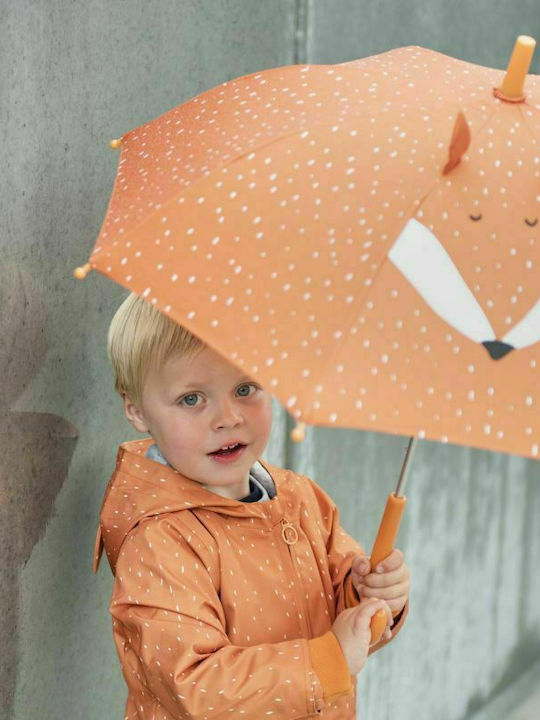 Trixie Mr Fox Kids Umbrellas Curved Handle Orange 70cm Trixie Mr Fox Kids Umbrellas Curved Handle Orange 70cm