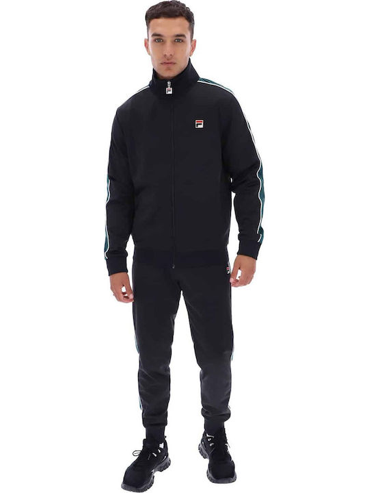 Elijah Sweatpants Glossy with Elastic Black