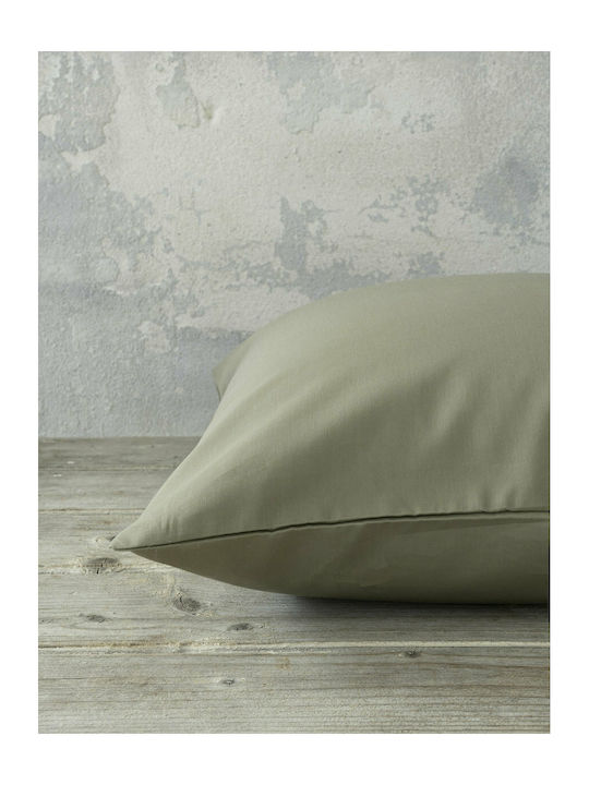 Nima Sheet for Single Bed 160x260cm. Unicolors 27892 Brown