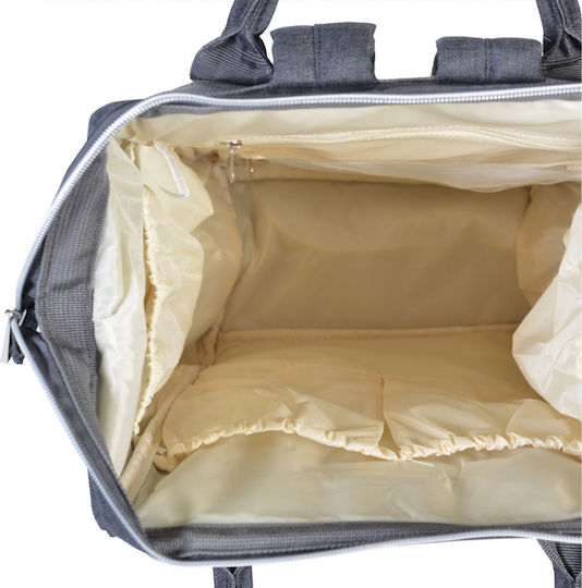 Cangaroo Τσάντα-Αλλαξιέρα Πλάτης Amelia Dark Grey 39x16.5x43εκ.