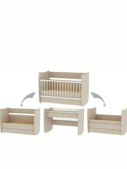 Lorelli Babybett Multifunktional Dream Weiß für Matratze 60x120cm