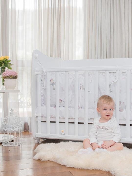 Lorelli Babybett Wieße/Light Oak mit Schublade