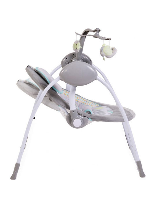 Cangaroo Elektrisch Baby Entspannung Schaukel 2 in 1 Baby Swing Plus mit Musik Pink für Kinder bis zu 9kg 104125