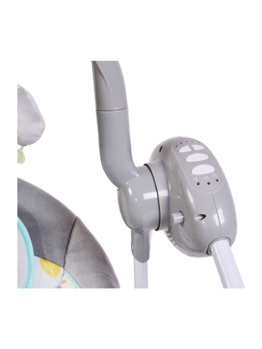 Cangaroo Ηλεκτρικό Relax Μωρού Κούνια Baby Swing Plus με Μουσική Pink για Παιδί έως 9kg