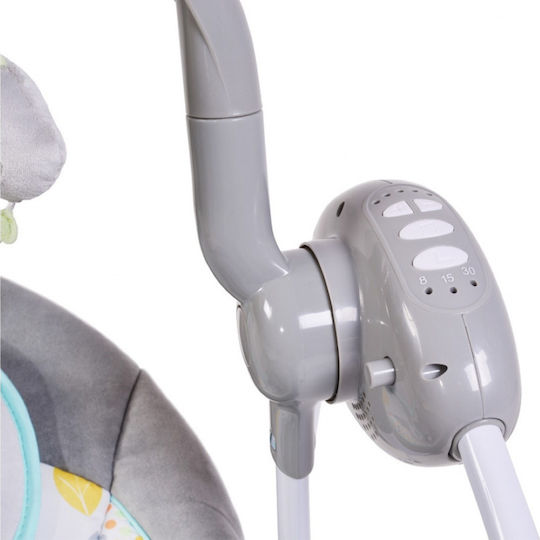 Cangaroo Ηλεκτρικό Relax Μωρού Κούνια Baby Swing Plus με Μουσική Pink για Παιδί έως 9kg