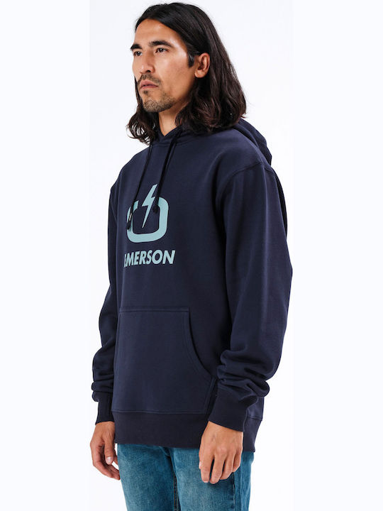 Sweatshirt with Hood Navy