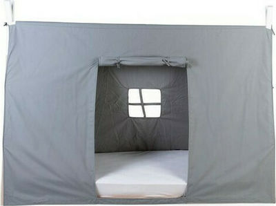 Vordach & Bett-Zelt Bett Tipi Σκηνή Gray 200x90cm