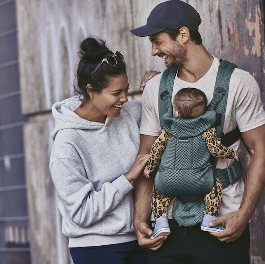 BabyBjorn Classic Carrier Move 3D Μesh Sage Green with Maximum Weight 12kg