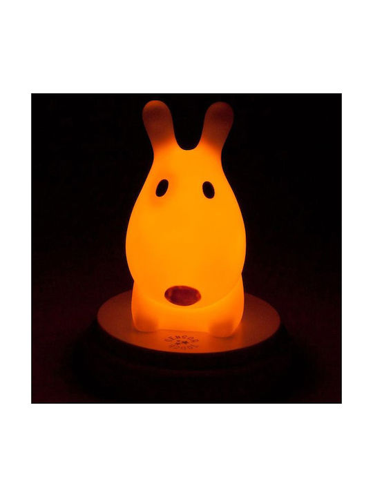 Alecto Baby Led Kids Decorative Lamp Innocent Dog Yellow 12x12x15εκ.